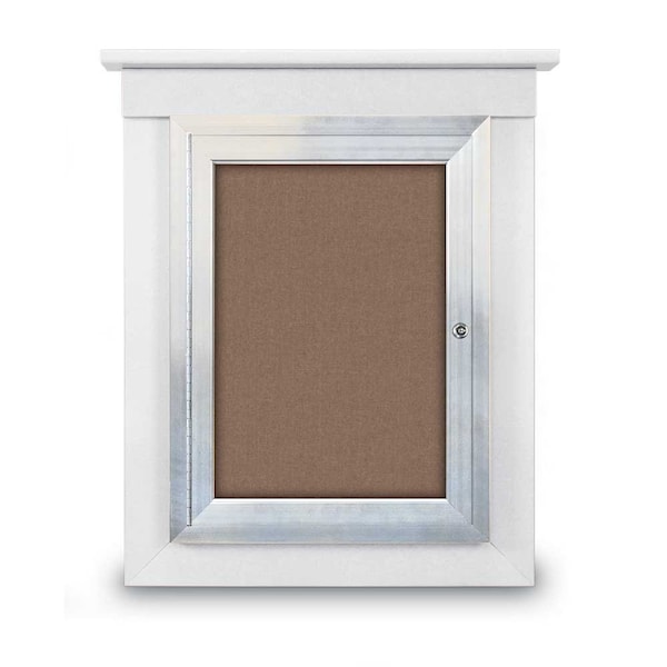 United Visual Products Sliding Glass Enclosed Letterboard, 72"x3, UV9007ACS-BRONZE-BURGUNVL UV9007ACS-BRONZE-BURGUNVL - main